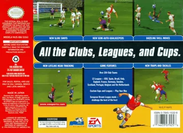 FIFA 99 (USA) (En,Fr,De,Es,It,Nl,Pt,Sv) box cover back